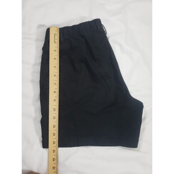 Bear Bottom Black Shorts Mens Medium 5.5" Cotton Elastic Waist - Picture 9 of 9